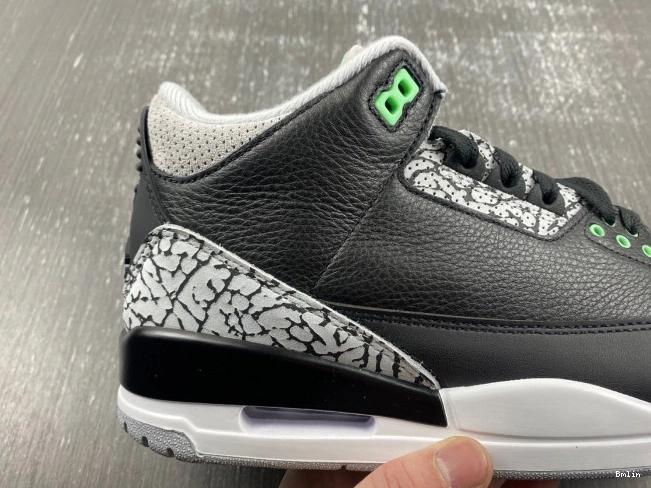 Bmlin Air Jordan Green Glow CT8532-031 3 0710